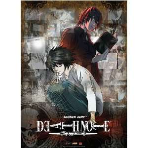  Death Note Light and L Wall Scroll: Toys & Games