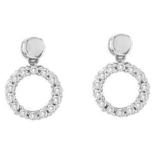 14k Gold Earrings with 0.50ct tw of Round Diamond Jewelry