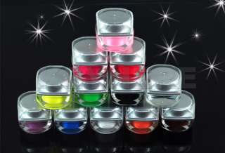 12pc Mix Color UV Gel Builder Acrylic Nail Art Set Tips  