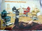 Vintage 1950 Pinup Girl Barbershop Belmont 4 Chair Phot