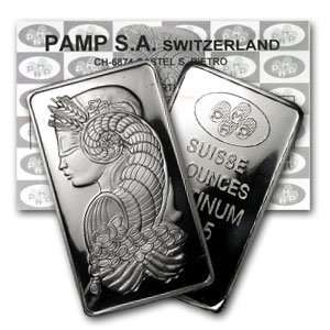  10 oz Pamp Suisse Platinum Bar (w/Assay) .999+ Fine 