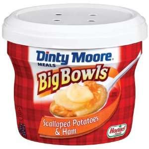 Dinty Moore Big Bowls Scalloped Potatoes & Ham Microwave Bowl   8 Pack 
