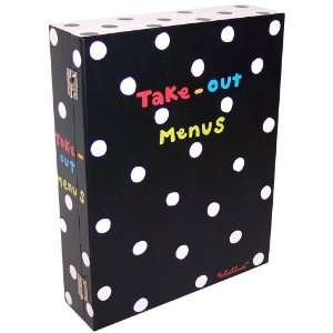  Black & White Dot Take Out Menu Box By Tatutina: Home 