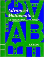 Saxon Advanced Math, 2nd Edition Solutions Manual, (1565770420), Saxon 