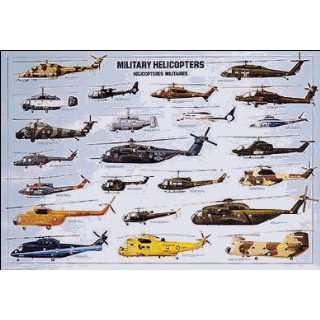  Safari 304821 Military Helicopters Poster   Pack Of 3 