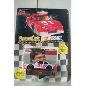 Dale Jarrett Stock Car with Collectors Card and Display 