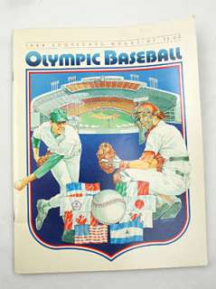   Baseball issue features the 1984 Olympic teams, their stats, a history
