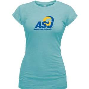 Angelo State Rams Sea Foam Womens Logo Vintage T Shirt:  