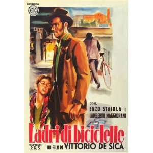  The Bicycle Thief (1949) 27 x 40 Movie Poster Italian 