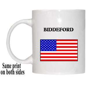  US Flag   Biddeford, Maine (ME) Mug 