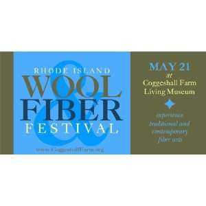   Vinyl Banner   Rhode Island Wool and Fiber Festival 