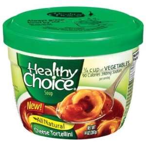 Healthy Choice Microwavable Cheese Tortellini Soup 14 oz  