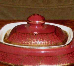 Hall 0113 Maroon 6 Cup Hollywood Teapot Gold Decal VTG  