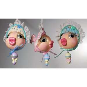   inches baby big eye kissing fish Christmas ornament: Home & Kitchen