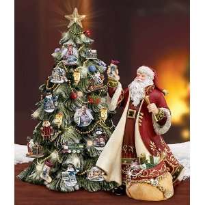  Thomas Kinkade Illuminated Advent Tabletop Christmas Tree 