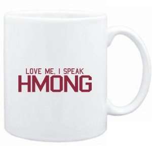 Mug White  LOVE ME, I SPEAK Hmong  Languages:  Sports 