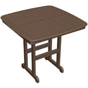  Mahogany Poly Wood Nautical 44 Counter Table: Furniture 