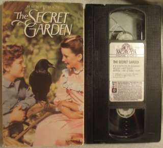 The Secret Garden VHS 1949 B&W Margaret OBrien  