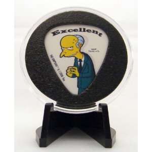  The Simpsons Mr. Burns Guitar Pick Display: Everything 