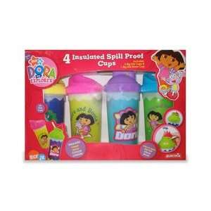  Dora the Explorer Spill Proof Cups   4 Pack Baby