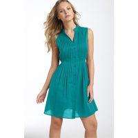 NWT LA BLANCA ROD BEATTIE TEAL COVER UP DRESS L $57  