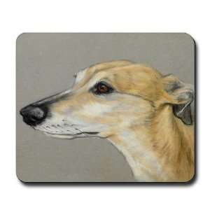  tan greyhound profile Pets Mousepad by  Office 