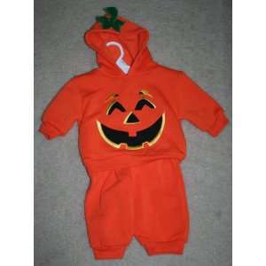  Brand New Newborn Pumpkin Costume Sweat Suit: Toys & Games