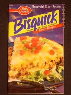 Betty Crocker Bisquick Family Recipes Cookbook Booklet  