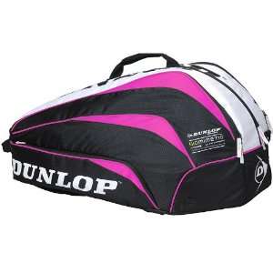  Dunlop Biomimetic Pink 10 Pack Tennis Bag Sports 