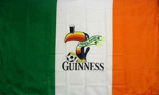 x5 GUINNESS FLAG irish Ireland bong guiness  