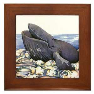  Humpback Whale Whale Framed Tile by CafePress: Home 