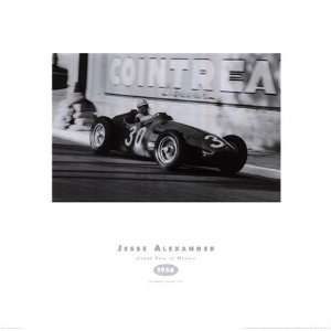 Grand Prix of Monaco, 1956 by Jesse Alexander 26x26  