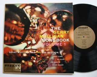 Gerry Mulligan Zoot Sims Lee Konitz World Pacific LP  