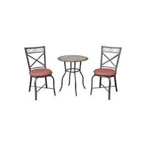  CAFE 3PC BISTRO SET SOLID TOP