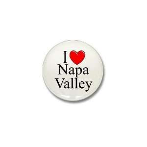  I Love Napa Valley Places Mini Button by CafePress: Patio 