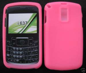 LPink Silicone Cover Case For Samsung JACK i637  