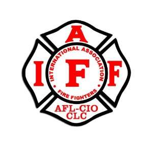  IAFF FireFighters Maltese Cross Shaped Sticker: Everything 