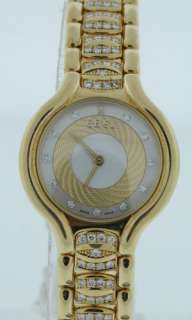 Ebel Beluga, NEW 18k Gold, FULL Diamond Watch  