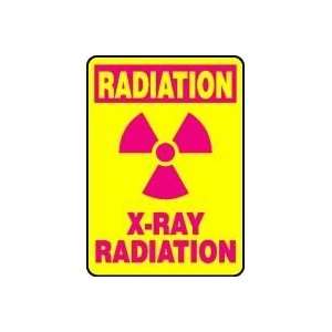  X RAY RADIATION (W/GRAPHIC) Sign   14 x 10 Plastic: Home 