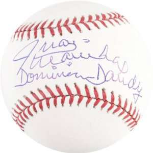 Juan Marichal Autographed Baseball  Details: Dominican Dandy 