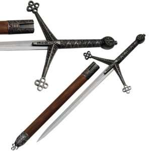   Best Quality Mini Claymore Sword with Wood Scabbard 