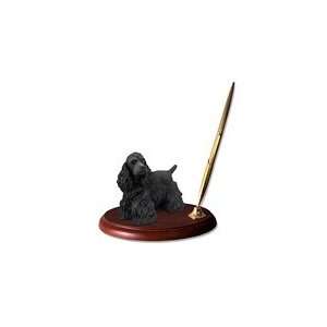  Cocker Spaniel (black) Dog Pen Set: Office Products