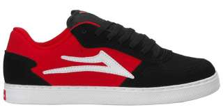 Lakai MJ 5 Black/Red Skate Shoes  