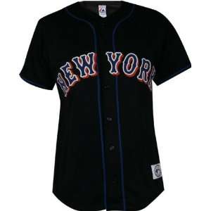 New York Mets 2nd Alternate Black MLB Replica Jersey 