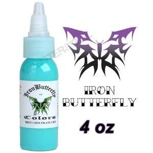  Iron Butterfly Tattoo Ink 4 OZ Mint Chocolate Chip NEW Health 