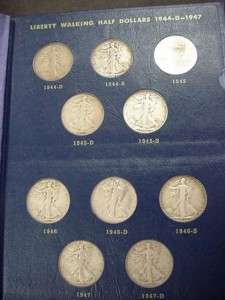 1916 1947 WALKING LIBERTY HALF COMPLETE SET MID GRADE WITH 1921, 1921 
