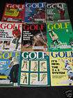 1990 Vintage GOLF 9 magazines Clubs Balls Bags Courses