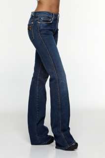 New $729 Roberto Cavalli Womens Jeans Blue Denim Sz 42  