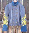 civil war confederate shell jacket with braids 44 expedited shipping