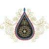 Brother Embroidery Machine Card PAISLEY APPLIQUES  